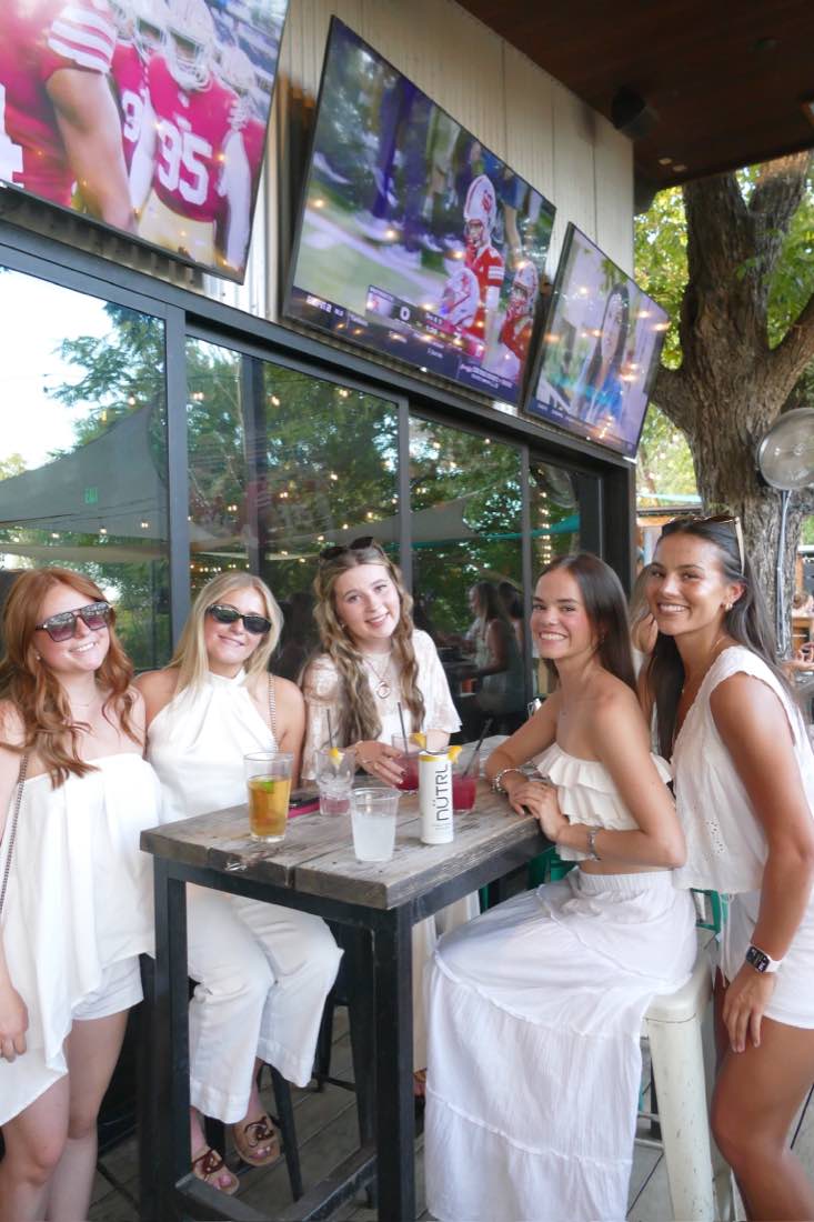 AGC members together at a happy hour table